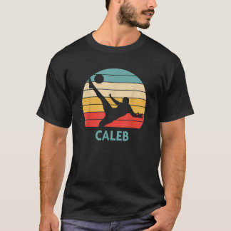 Camiseta Nome do Caleb Presente Futebol Personalizado