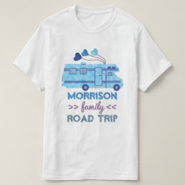 Camiseta Nome do campista rv Motorhome das férias da viagem