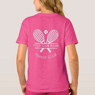 Camiseta Nome do Clube de Tênis Local Logotipo da Equipe Pe