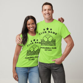 Camiseta Nome do Clube Personalizado de Pickleball