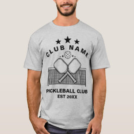 Camiseta Nome do Clube Personalizado de Pickleball
