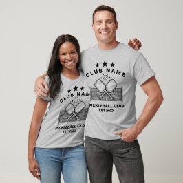 Camiseta Nome do Clube Personalizado de Pickleball