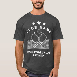 Camiseta Nome do Clube Personalizado de Pickleball