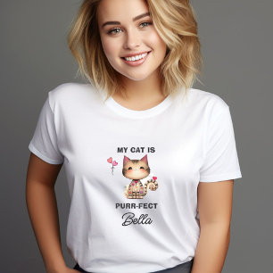 CAMISETA NOME DO CORAÇÃO PURR-FECT CAT