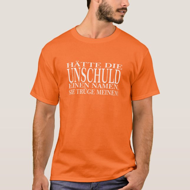 Camiseta Nome do Der Unschuld (Frente)