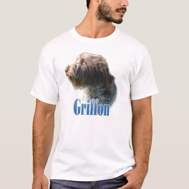 Camiseta Nome do Griffon Apontado por Wirehaired (Frente)