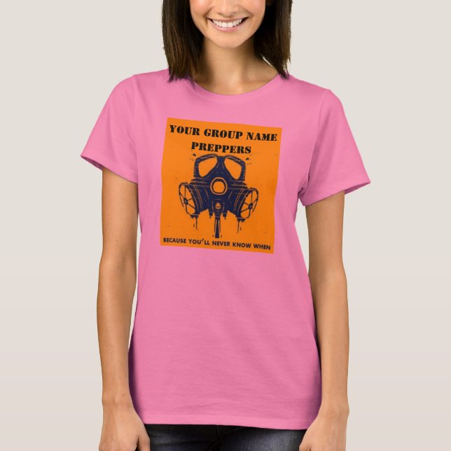 CAMISETA NOME DO GRUPO (Frente)