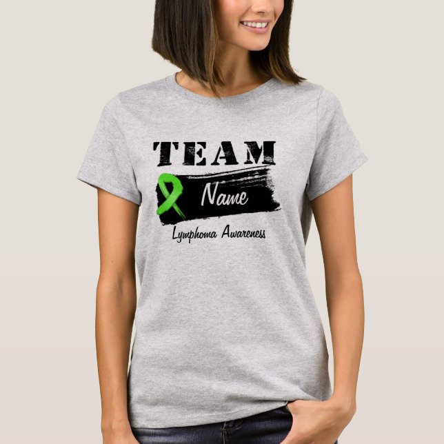 Camiseta Nome do grupo personalizado - Linfoma (Frente)