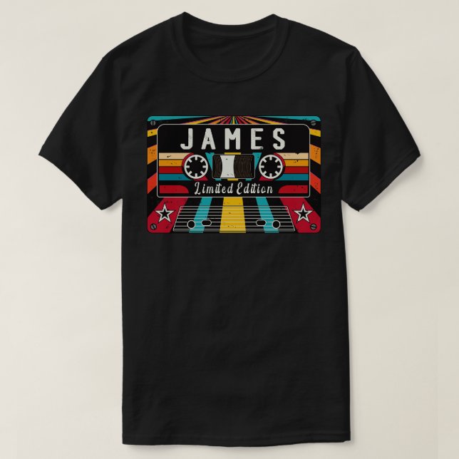 Camiseta Nome do James (Frente do Design)