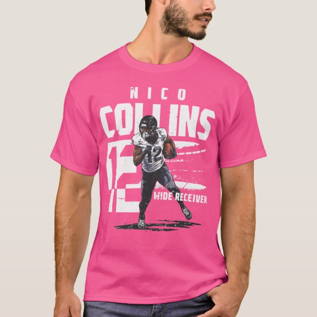 Camiseta Nome do Jogador do Nico Collins Houston (Frente)