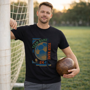 Camiseta Nome do Jogador do Time de Futebol Número da Bola 