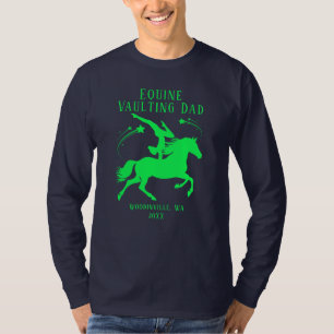 Camiseta Nome do Local de Salto Personalizado do Equino