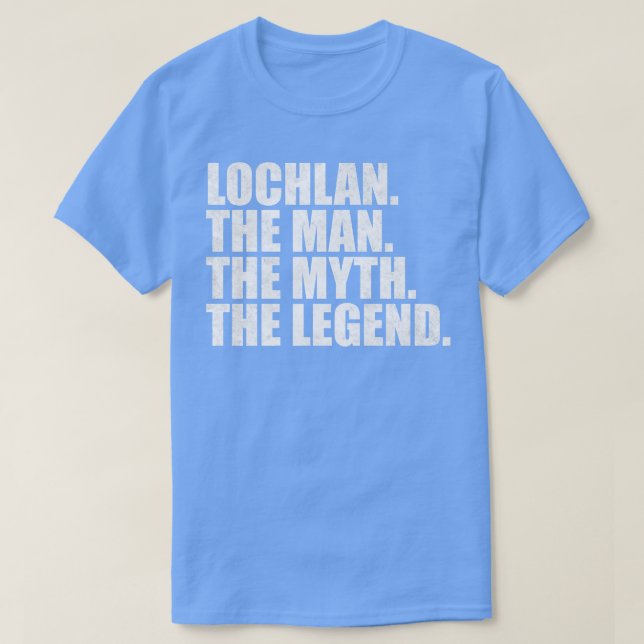 Camiseta Nome do Lochlan Lochlan Nome do Lochlan nome forne (Frente do Design)