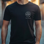 Camiseta Nome do logotipo da empresa | Funcionarios de func<br><div class="desc">Um simples modelo de negócios preto personalizado em um estilo moderno minimalista que pode ser facilmente atualizado com o logotipo e o texto de sua empresa. Se você precisar de ajuda para personalizar este produto, entre em contato comigo usando o botão de mensagem abaixo e terei todo o prazer em...</div>