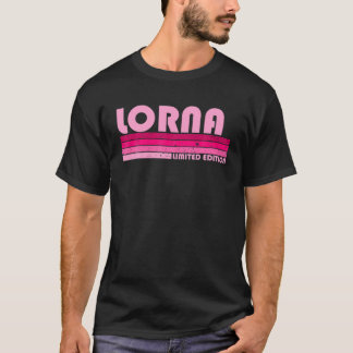 Camiseta Nome do LORNA - Introdução personalizada do Retro 