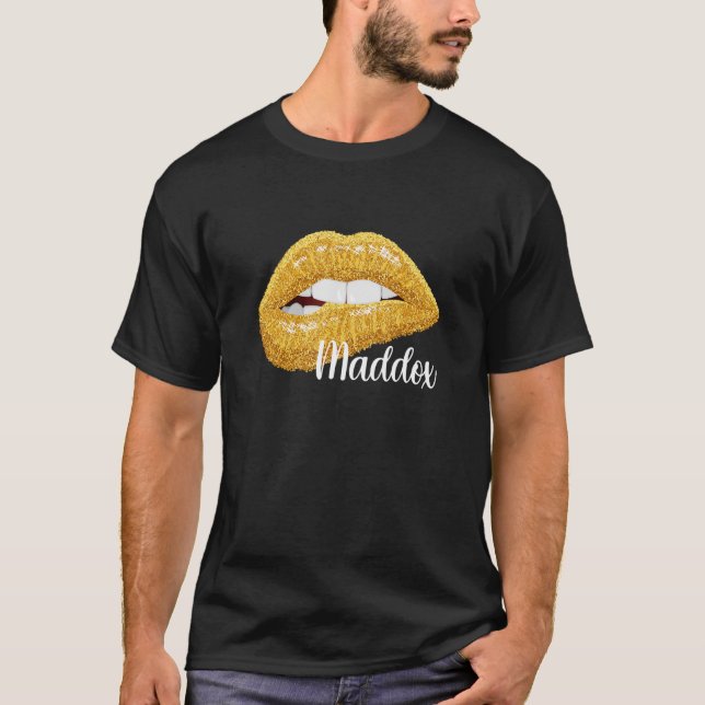 Camiseta Nome do Maddox (Frente)