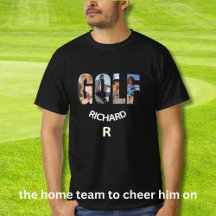 Nome do Monograma de Fotografia de Golf Divertido