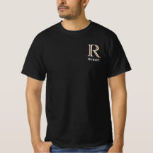 Nome do Monograma de Valor Triplo Personalizado