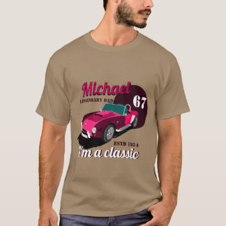 Camiseta Nome do pai lendário clássico de legendário de car