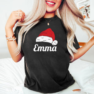 Camiseta Nome do Pai Natal da Família Correspondente