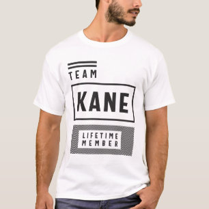Camiseta Nome do Painel do Membro de Vida do Kane da Equipe