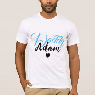 Camiseta Nome do Papai Custom Moderno - Personalizado Espec