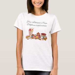 Camiseta Nome do Patisserie - personalize seu texto aqui