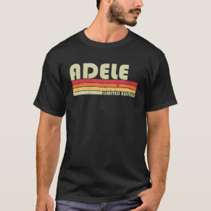 Camiseta Nome do presente ADELE Vintage personalizado com r