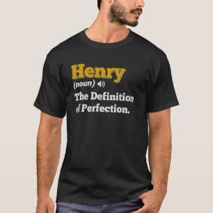 Camiseta Nome do Presente Henry Nome Personalizado Aniversá