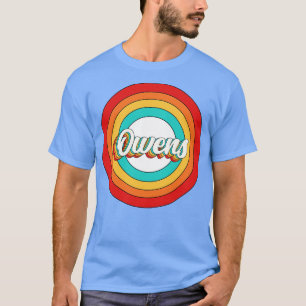 Camiseta Nome do Proprietário Shirt Vintage Owens Circle