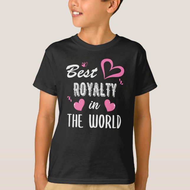 Camiseta Nome do Royalty, Melhor Royalty no Mundo (Frente)