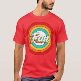 Camiseta Nome do ventilador diafragma o círculo do ventilad