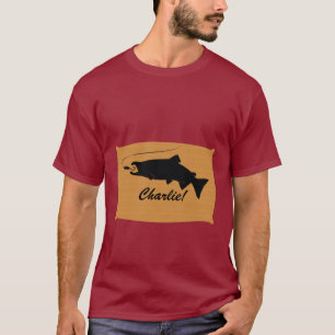 Camiseta Nome dos salmões de Coho customizável