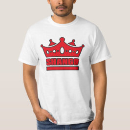 Camiseta Nome e coroa de Shango