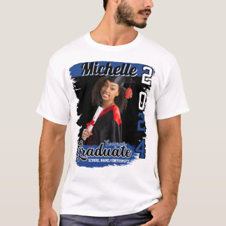 Camiseta Nome e Foto Personalizados da Família de Graduação