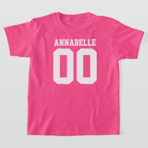 Camiseta Nome e Jersey Number Front Back T-Shirt