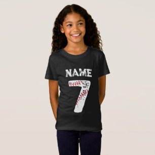 Camiseta Nome e número 7 Baseball, Equipe Baseball