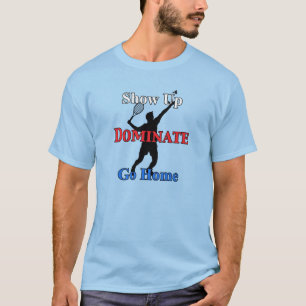 Camiseta Nome e Número no Jogador de Badminton Seriamente