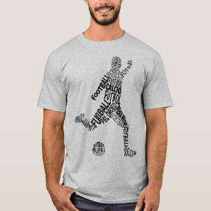 Camiseta Nome e número T-Shirt Soccer Lanuages