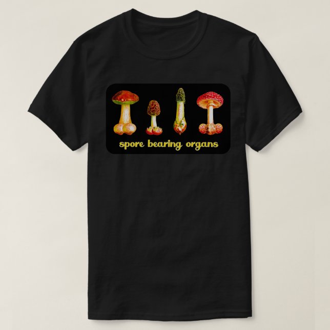 Camiseta Nome Engraçado Phallus Mushroom Art Fantasy (Frente do Design)