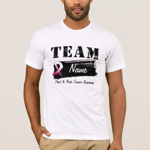 Camiseta Nome feito sob encomenda da equipe - cancer