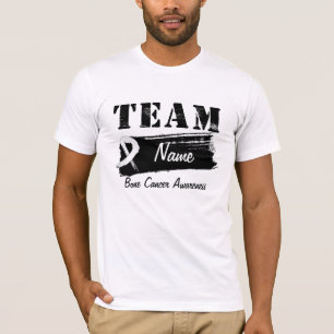 Camiseta Nome feito sob encomenda da equipe - cancer de