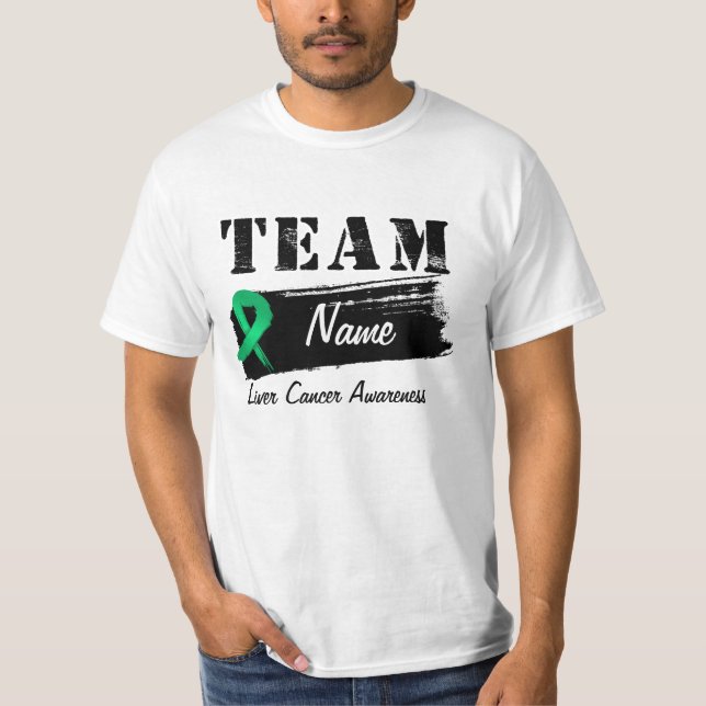 Camiseta Nome feito sob encomenda da equipe - câncer de (Frente)