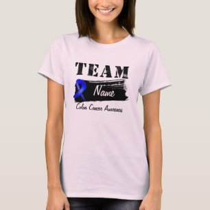 Camiseta Nome feito sob encomenda da equipe - cancro do