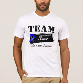 Camiseta Nome feito sob encomenda da equipe - cancro do