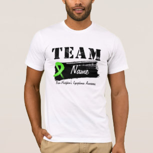 Camiseta Nome feito sob encomenda da equipe - linfoma