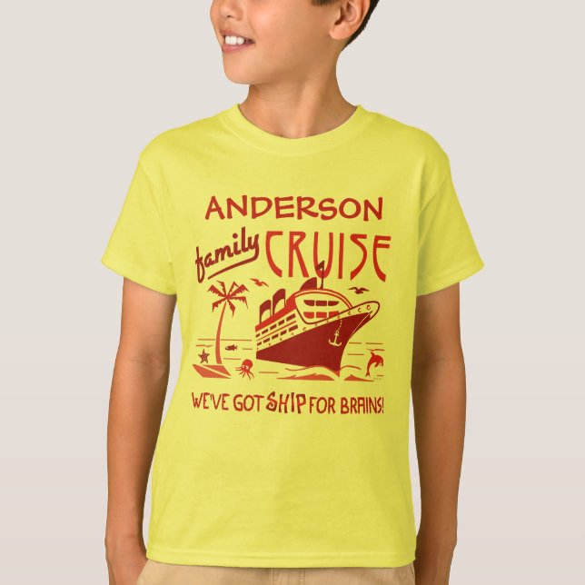 Camiseta Nome feito sob encomenda engraçado V5 do navio | (Frente)