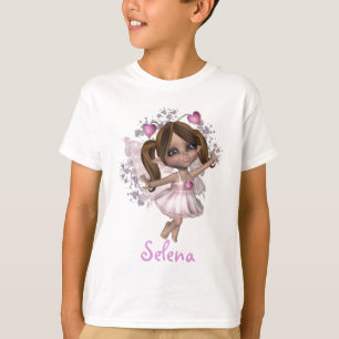 Camiseta Nome feito sob encomenda feericamente do coração