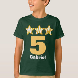 Camiseta Nome feito sob encomenda V14 do número grande de 5