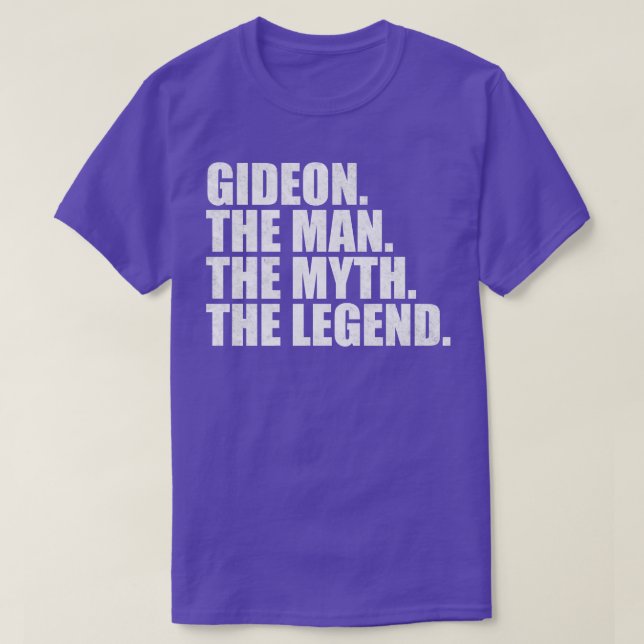 Camiseta Nome GideonGideon Nome Gideon nome próprio (Frente do Design)
